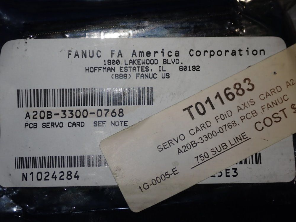 Fanuc Servo Card - A20b-3300-0768