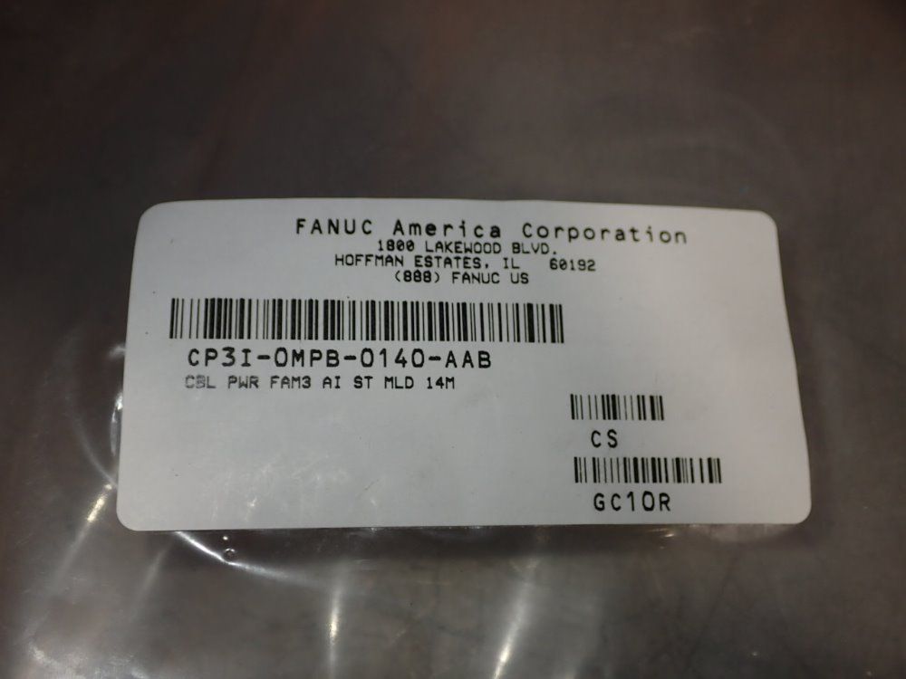 Fanuc Electrical Cable - Cp3i-ompb-0140-aab