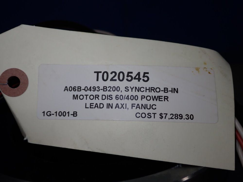 Fanuc Synchro-b-in Motor - A06b-0493-b200
