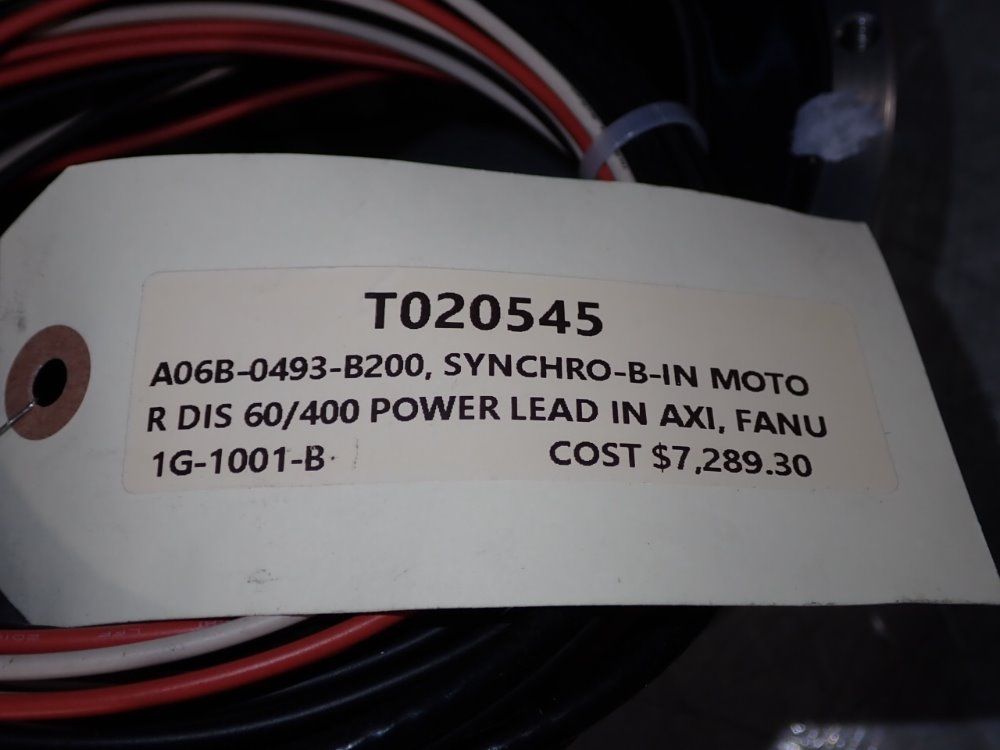 Fanuc Synchro-b-in Motor - A06b-0493-b200