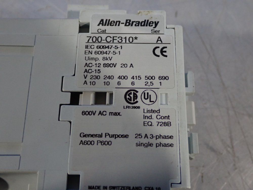 Allen Bradley Control Relay - 700-cf310