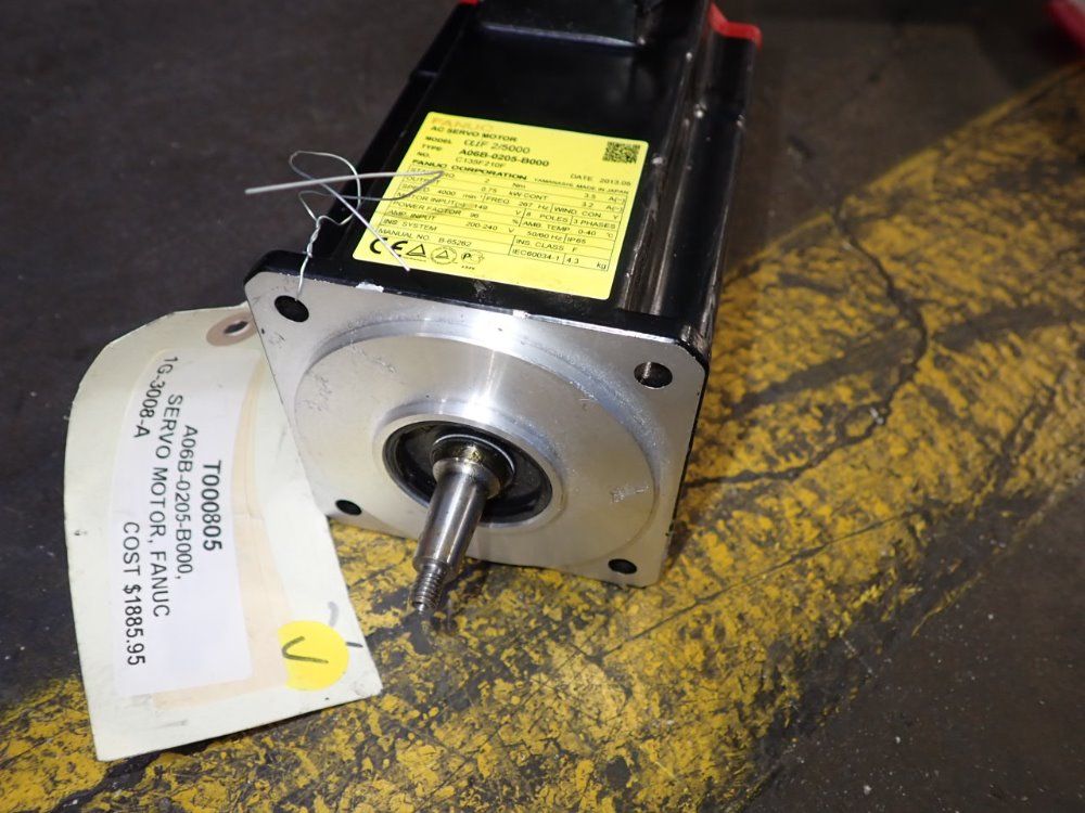 Fanuc 0.75 Kw Servo Motor - A06b-0205-b000