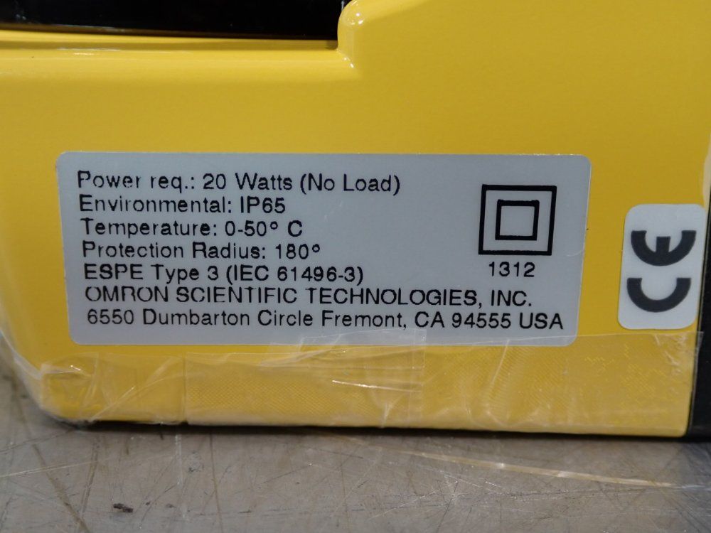 Omron Safety Laser Scanner - Os3101-2-pn