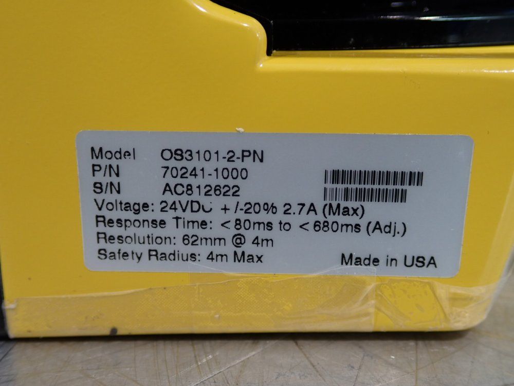 Omron Safety Laser Scanner - Os3101-2-pn