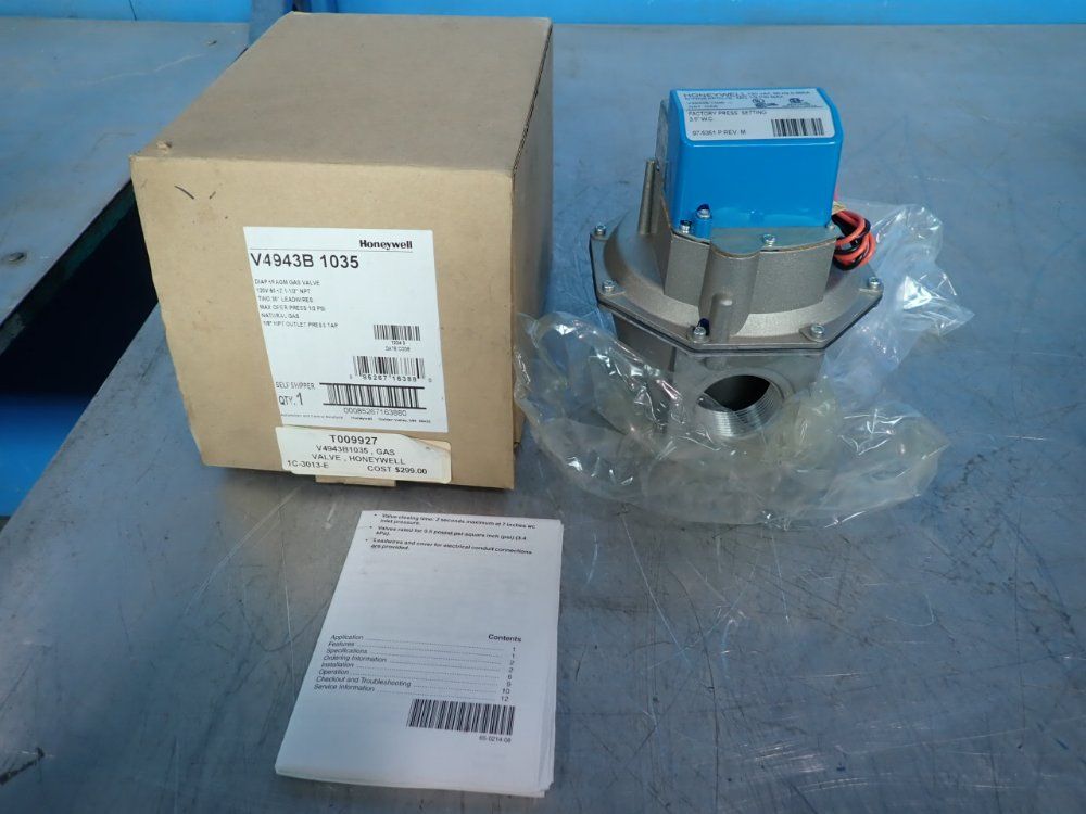 Honeywell 1/2psi Gas Valve - V4943b-1035