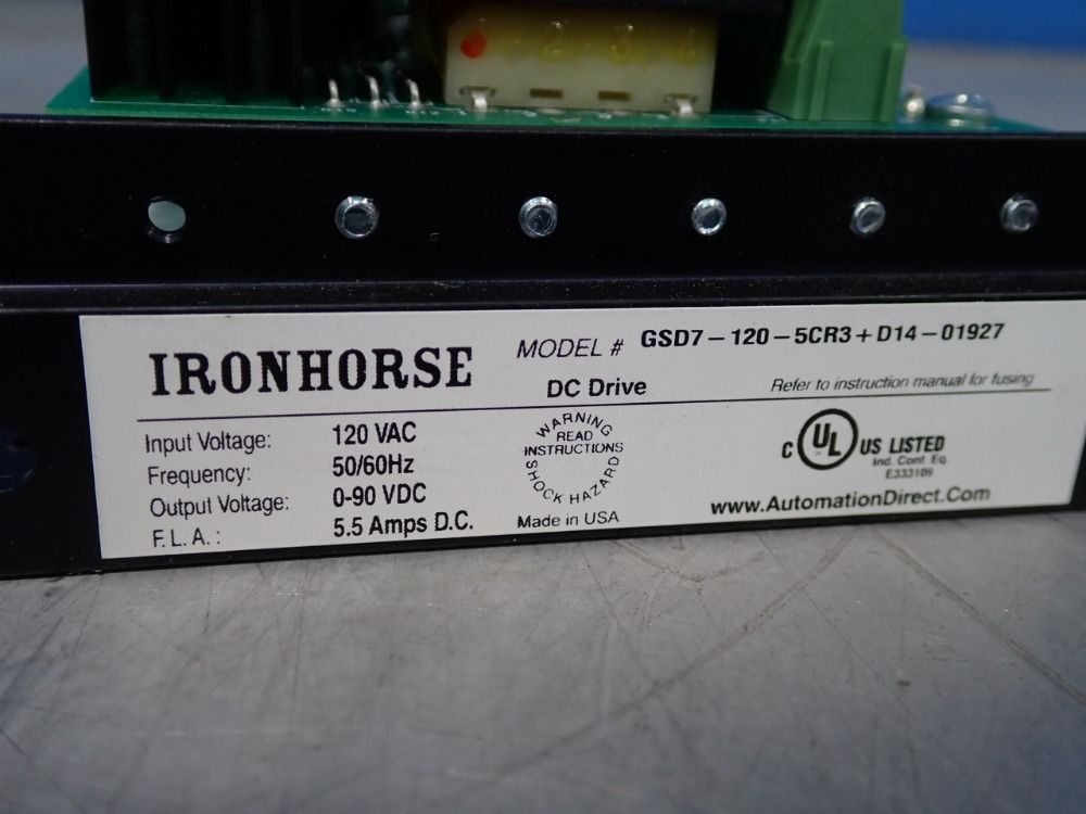 Ironhorse Dc Drive - Gsd7-120-5cr3