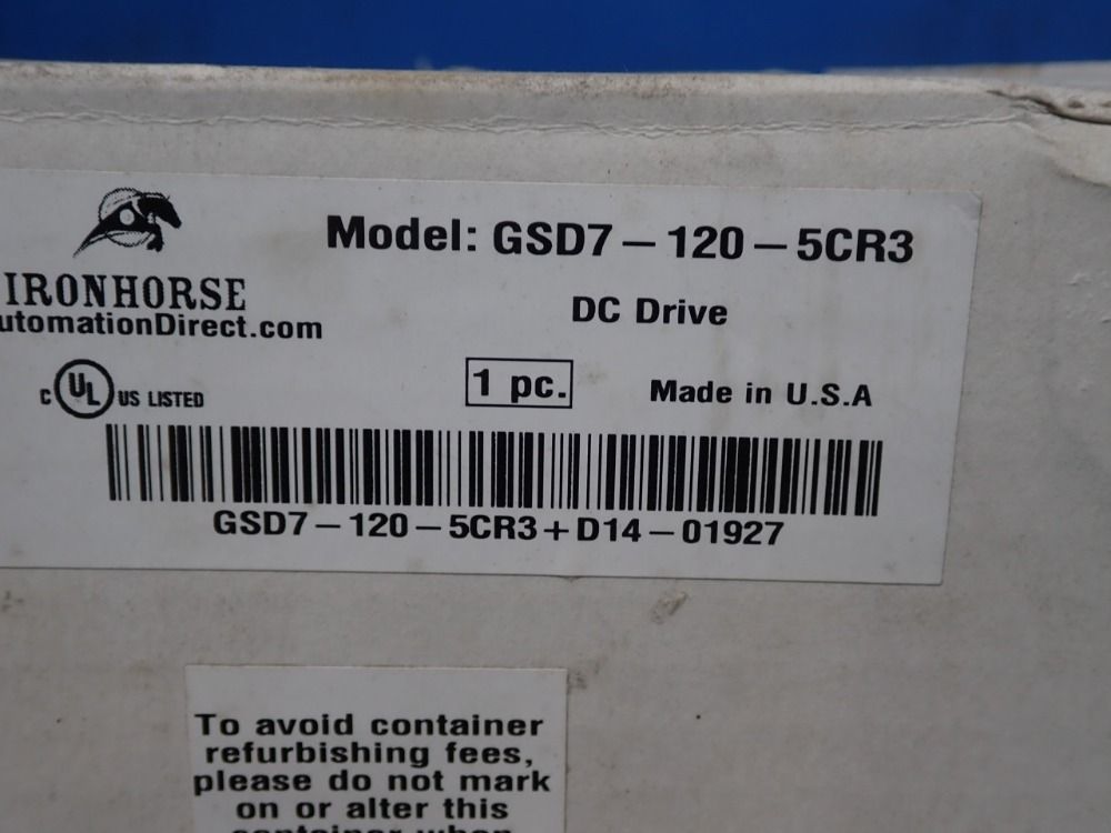 Ironhorse Dc Drive - Gsd7-120-5cr3