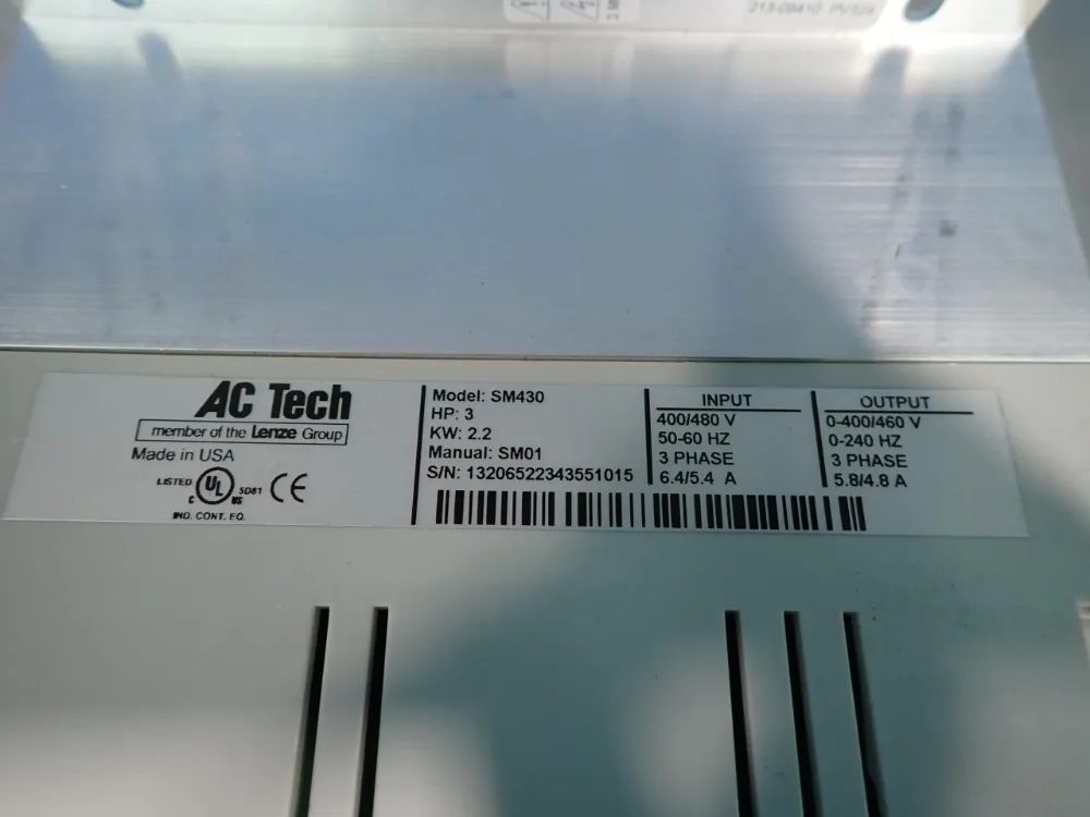 Lenze Ac Tech Ac Motor Control - Sm430