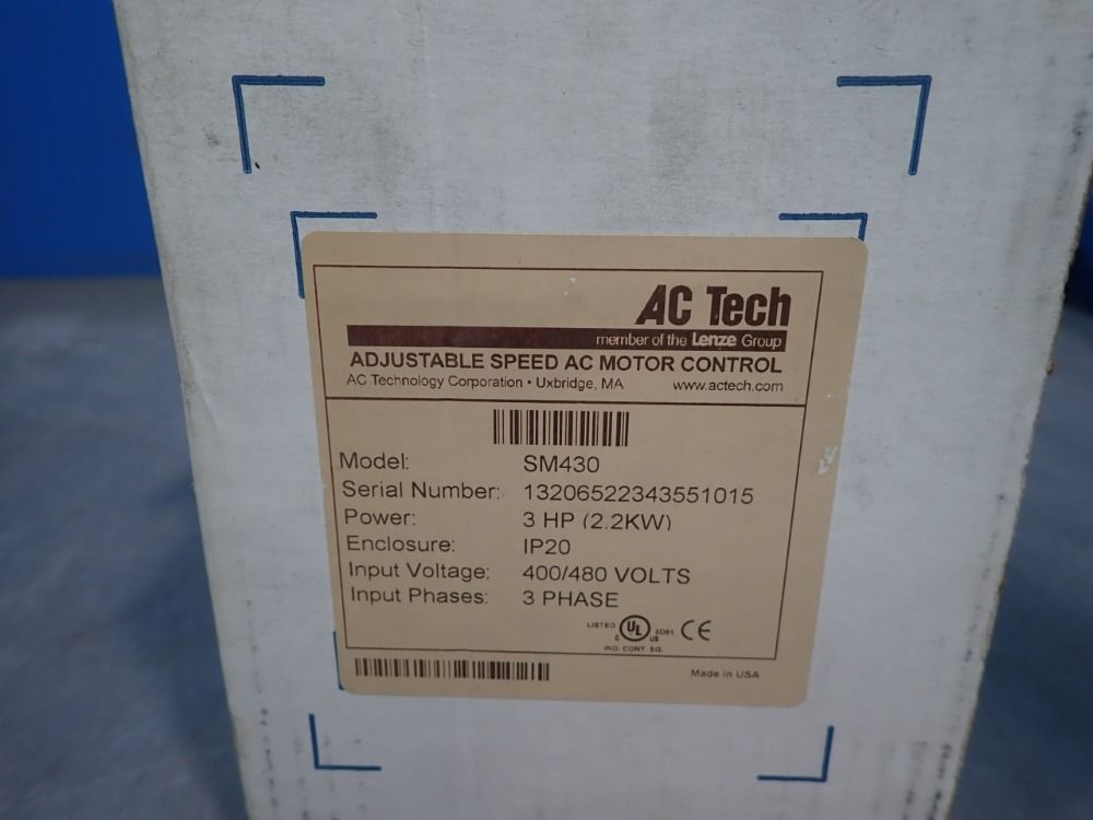 Lenze Ac Tech Ac Motor Control - Sm430