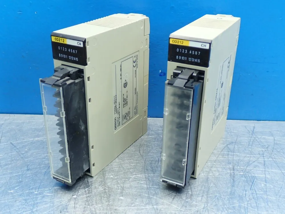 Omron 0.3ma Per Point C200h-series Sysmac 16-point Transistor Plc Output Module, 2pcs - C200h-od212