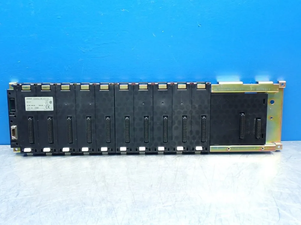 Omron 10-slot Cpu Backplane Base Unit - C200hw-bc101-v1