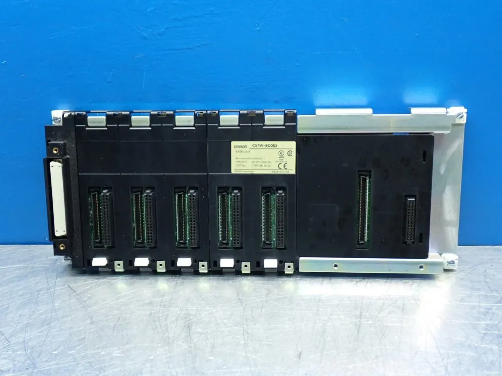 Omron Cs1-series 5-slot Central Processing Unit Base Unit - Cs1w-bc053