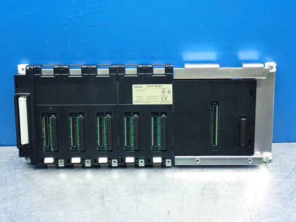Omron Cs1-series 5-slot Central Processing Unit Base Unit - Cs1w-bc053