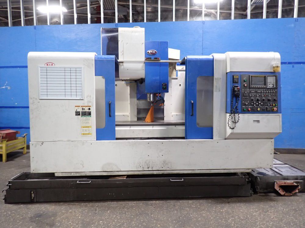 Kia Heavy Industries Corp 25 1/2" X 67" Cnc Vmc - Vx650