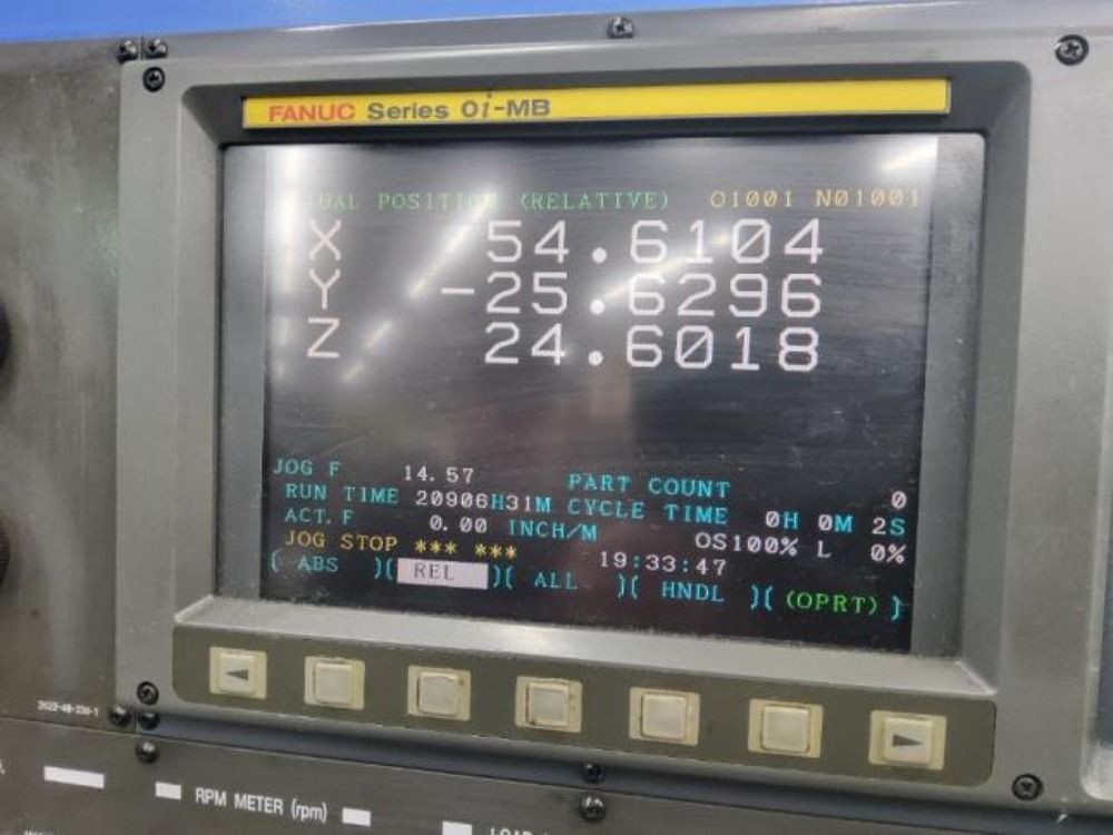 Kia Heavy Industries Corp 25 1/2" X 67" Cnc Vmc - Vx650