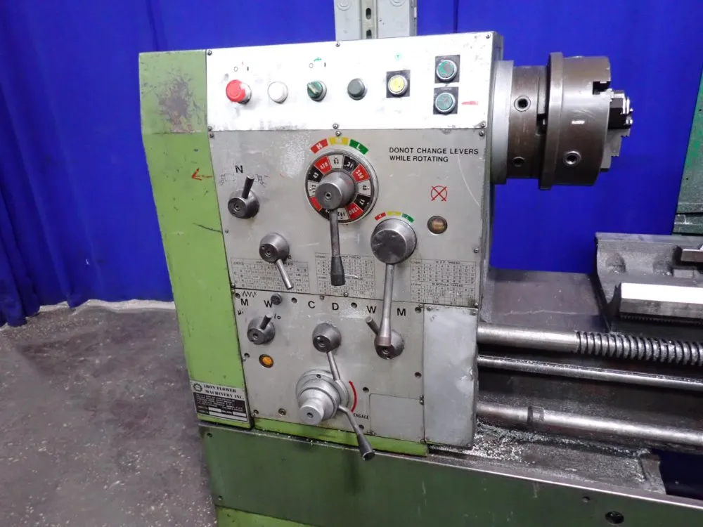 Iron Flower Machinery Inc 24"/32" X 208 Gap Bed Lathe - If-24200