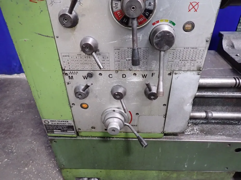 Iron Flower Machinery Inc 24"/32" X 208 Gap Bed Lathe - If-24200