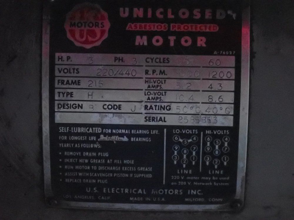 Di-acro 1.25" Hydraulic Tube Bender