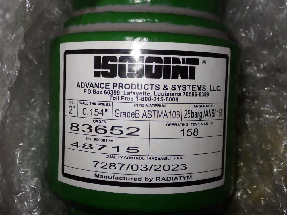 Isojoint 3" Valves - 2f-us13-bw