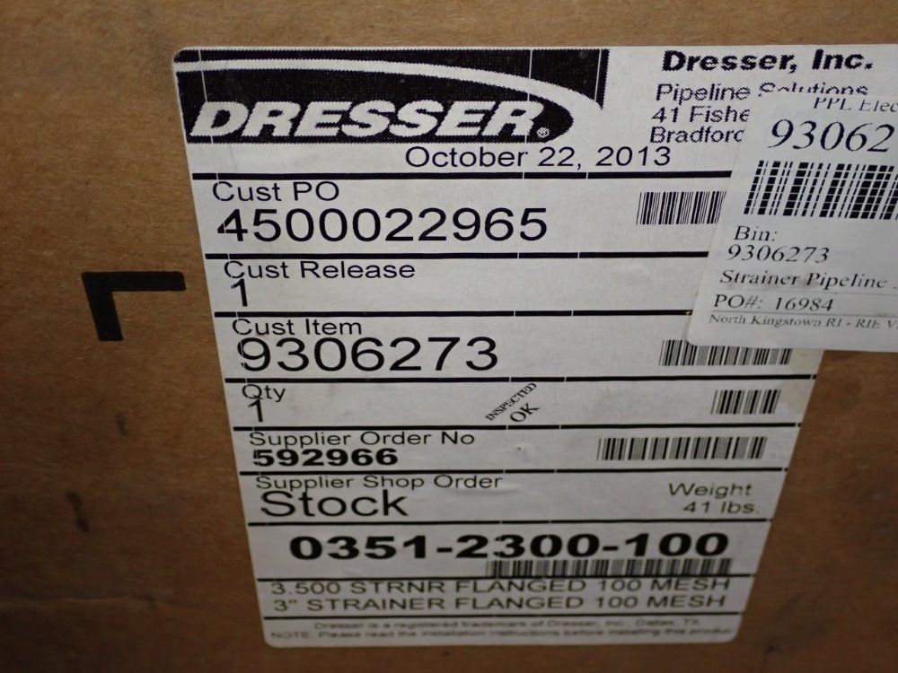 Dresser 3" Strainer Flange - 0351-2300-100