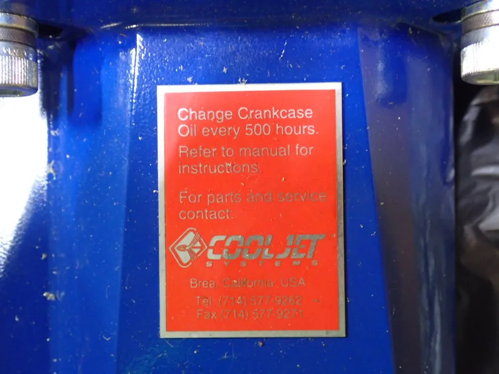 Cool Jet Systems 3hp High Pressure Coolant Pump Assembly - 1500xi