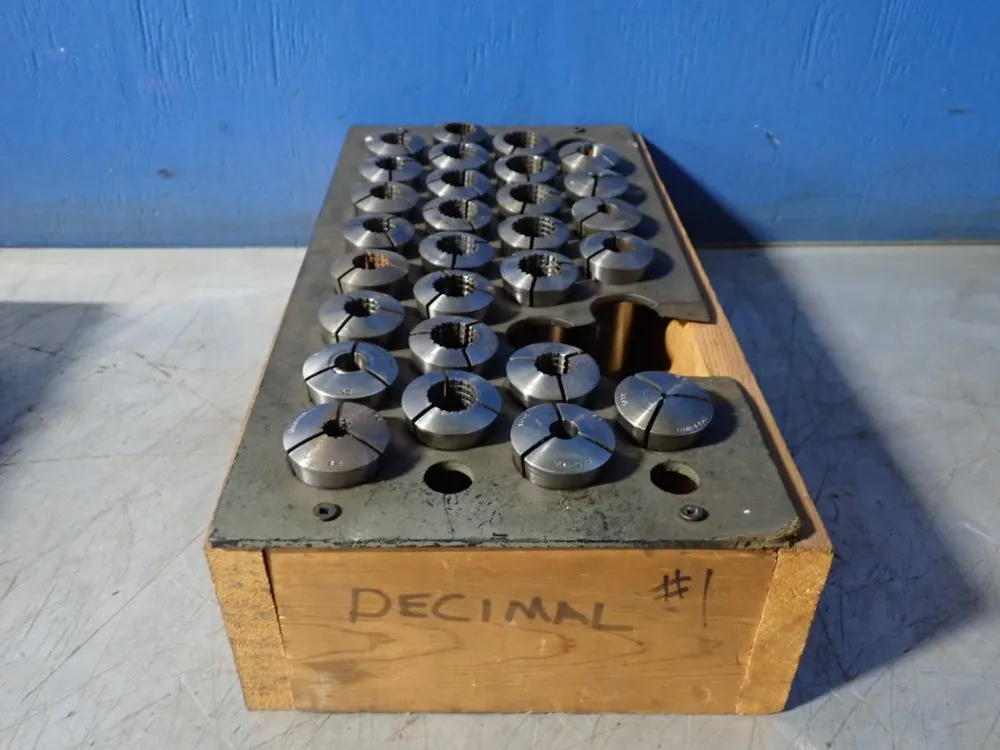 Hardinge 1/32, 11/32, 19/32, 1/4 Collet Set