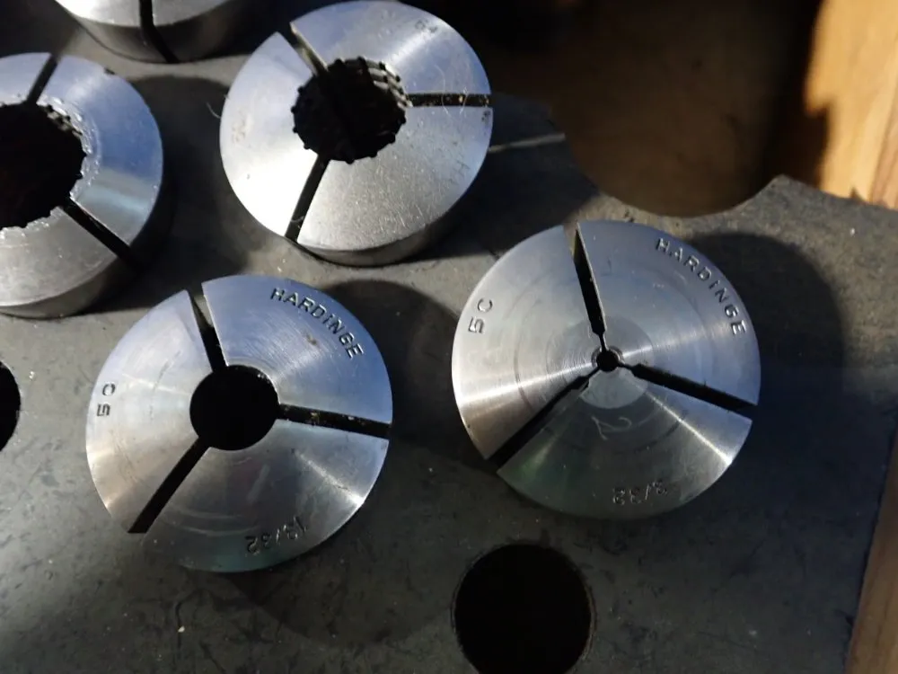 Hardinge 1/32, 11/32, 19/32, 1/4 Collet Set