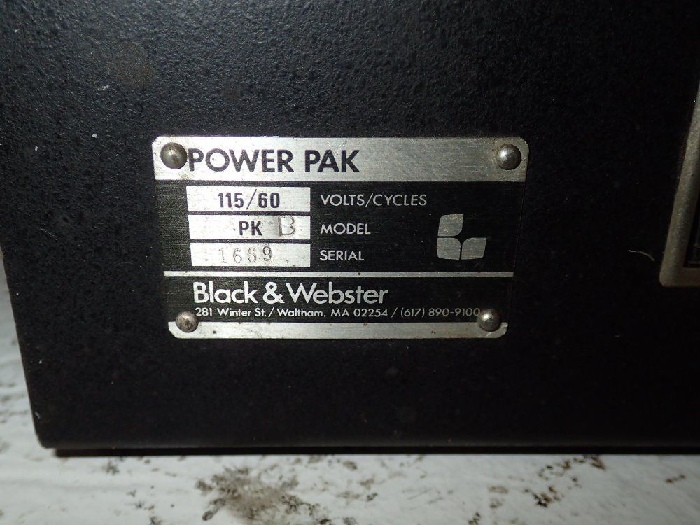 Black & Webster Power Pack
