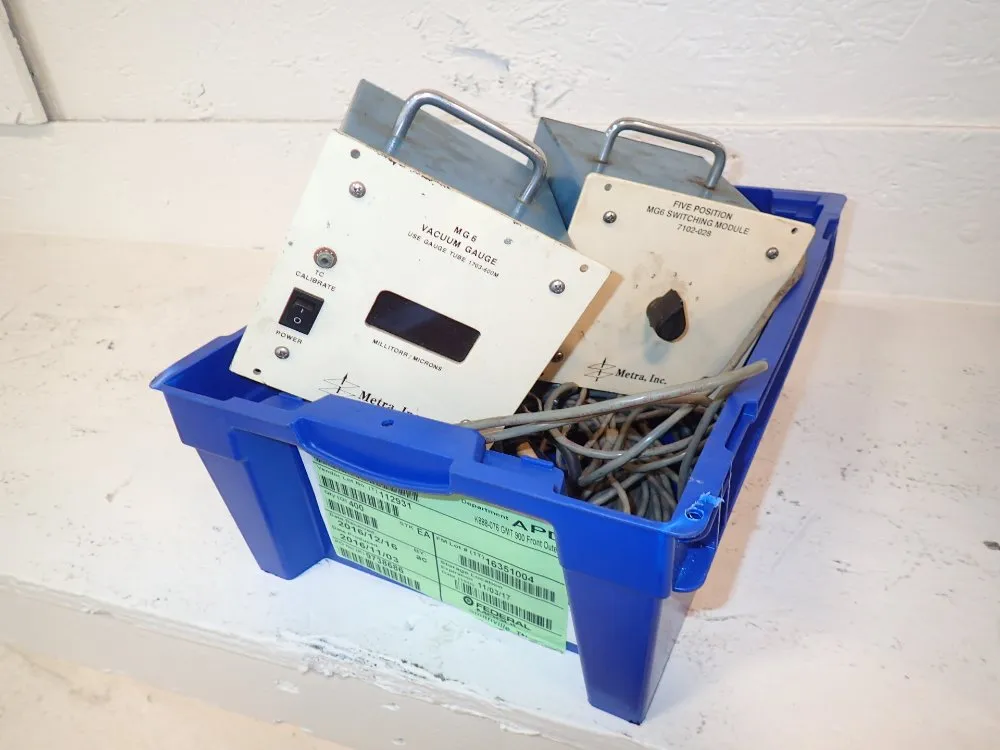 Metra Inc. Vacuum Gauges/5 Postion Switching Module