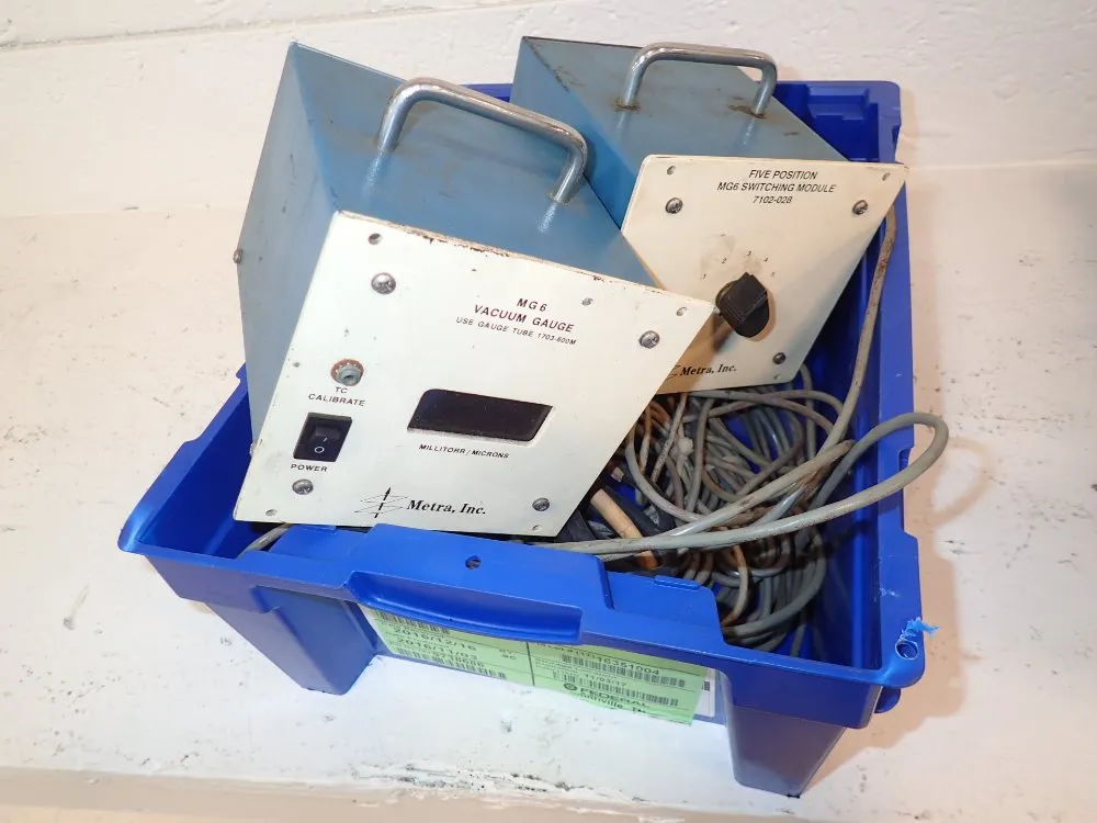 Metra Inc. Vacuum Gauges/5 Postion Switching Module