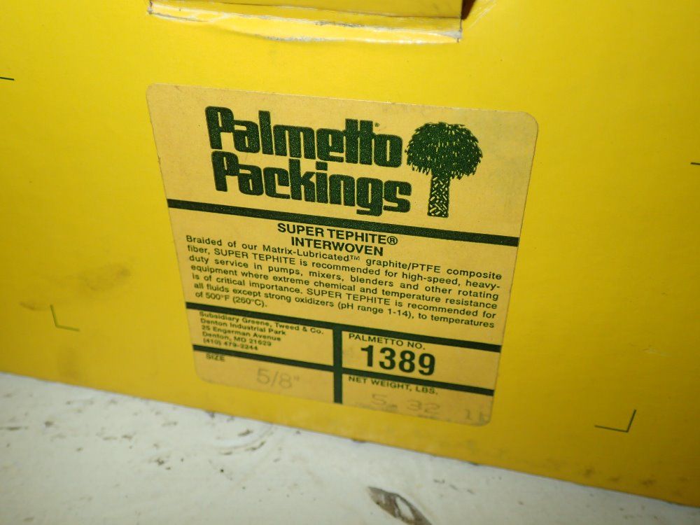 Palmetto Packing Braided Graphite Pump Packing