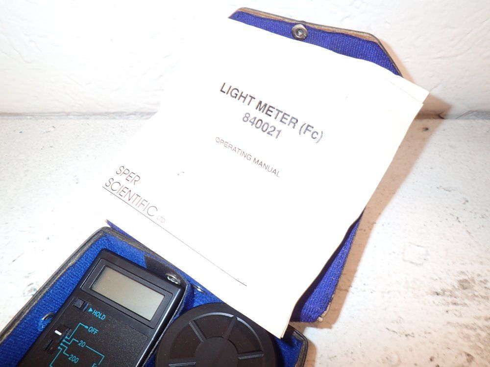 Sper Scientific Light Meter