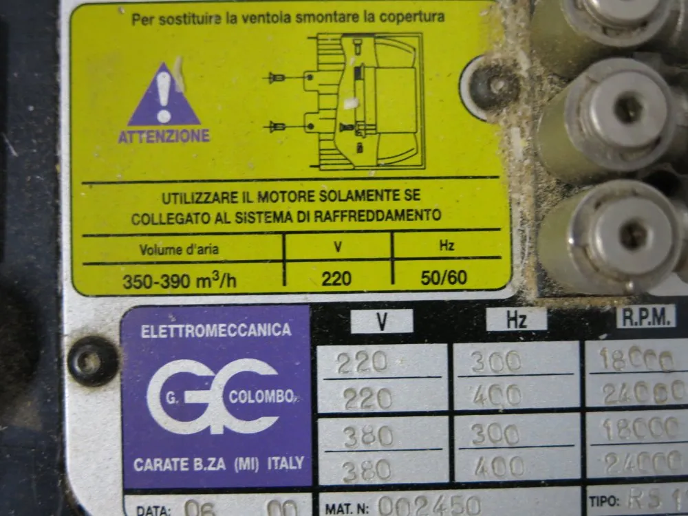 G Colombo Servo Motor