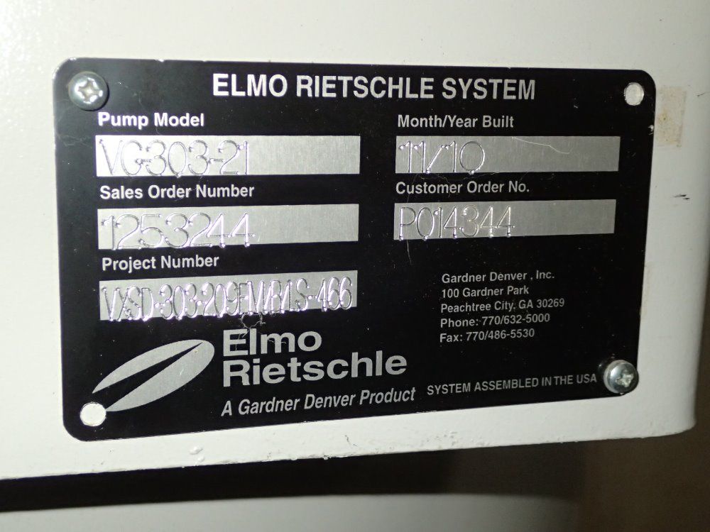 Gardner Denver / Elmo Rietschle Tank