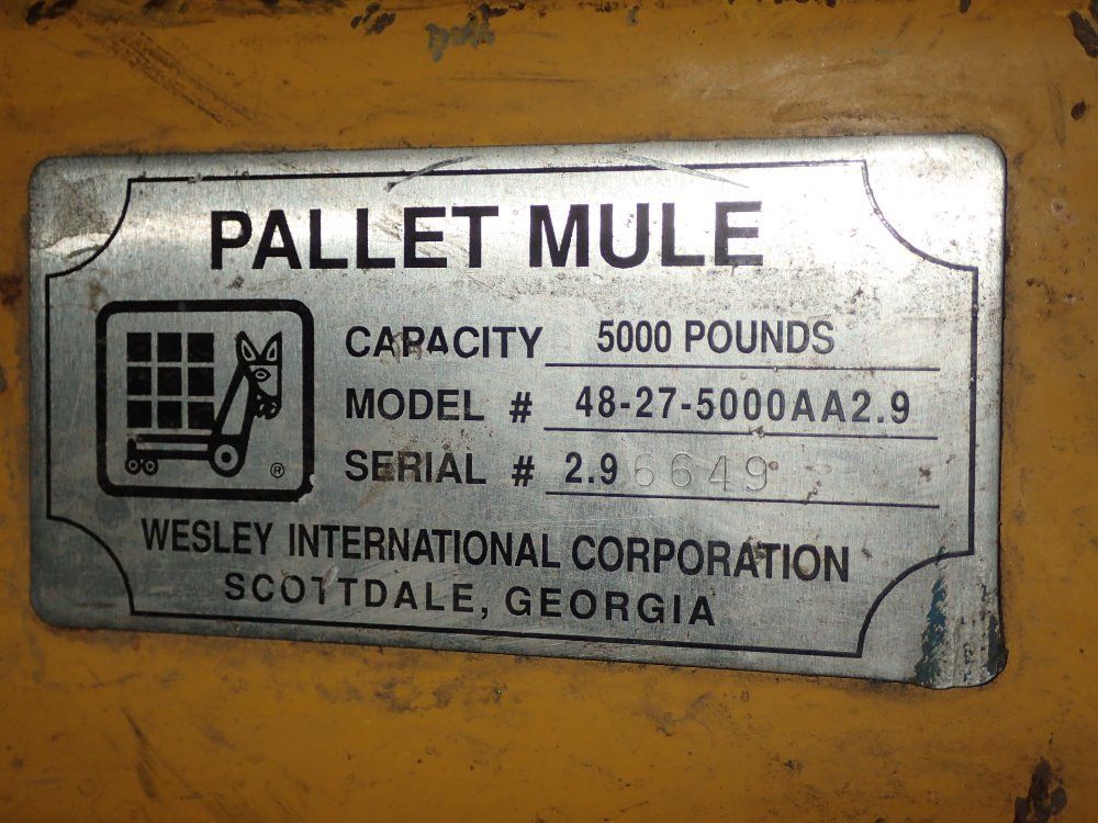 Wesley International Pallet Jack