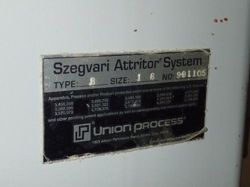 Union Process/szegvari Attritor Mixer