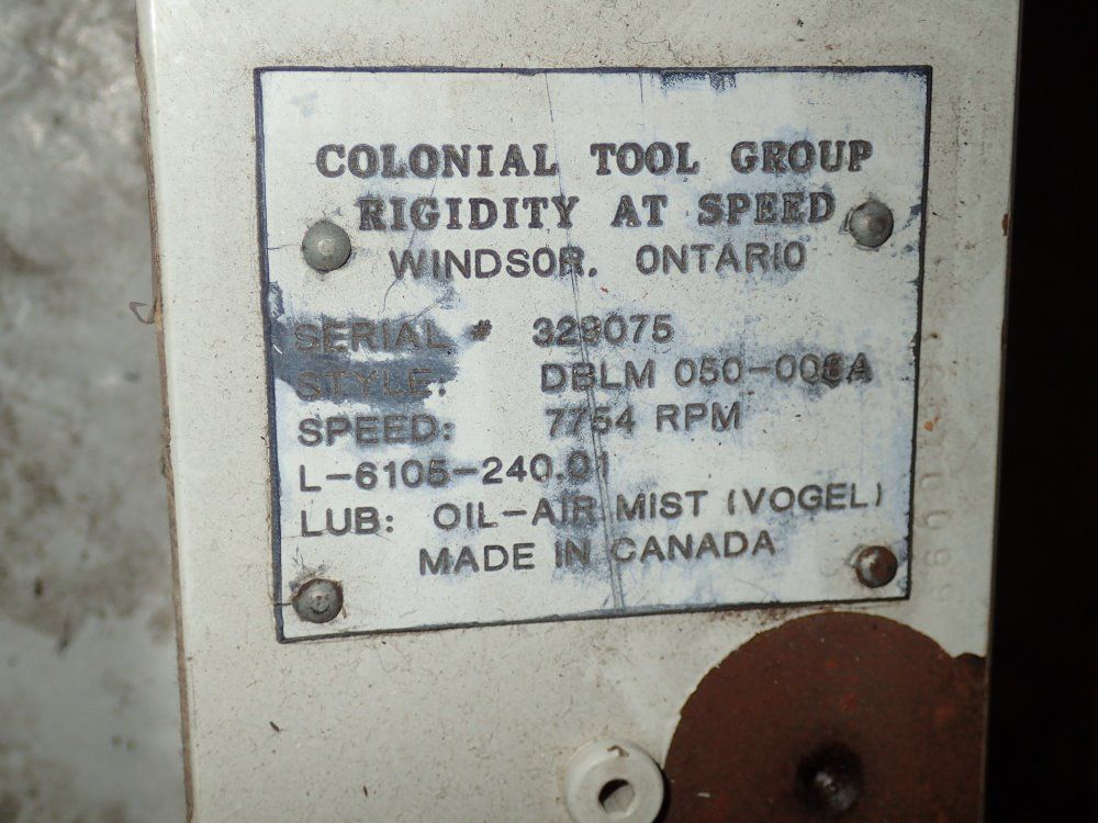 Colonial Tool Group Spindle