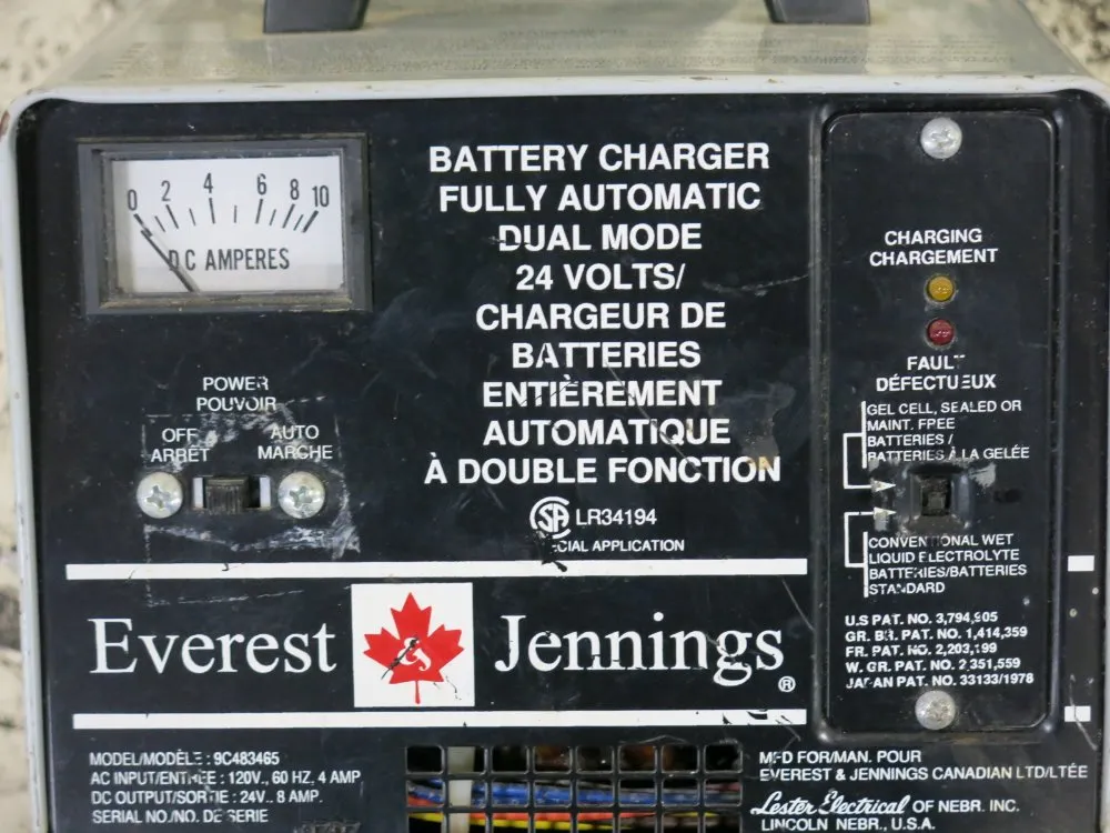 Everest Jennings Battery Charger
