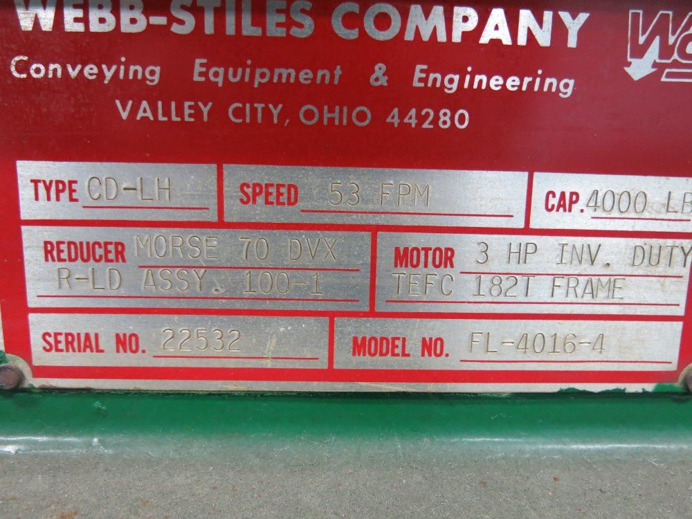 Webb Stiles Conveying Drive Unit