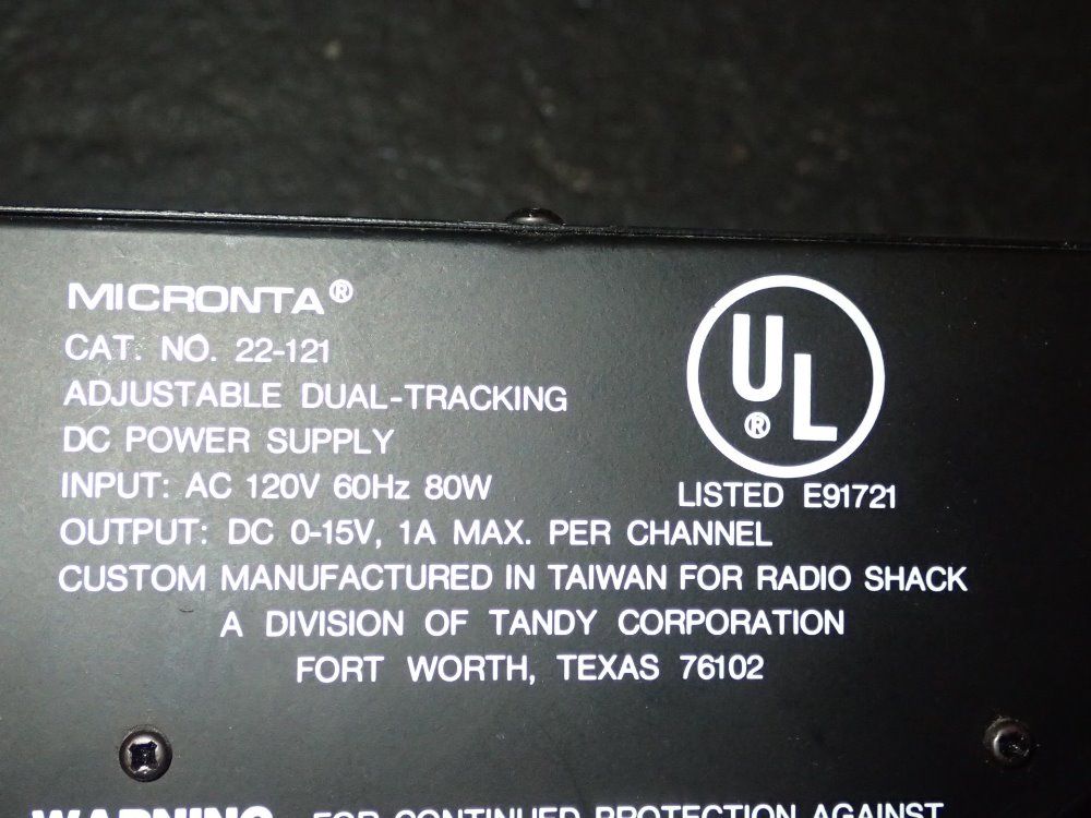 Micronta Power Supply