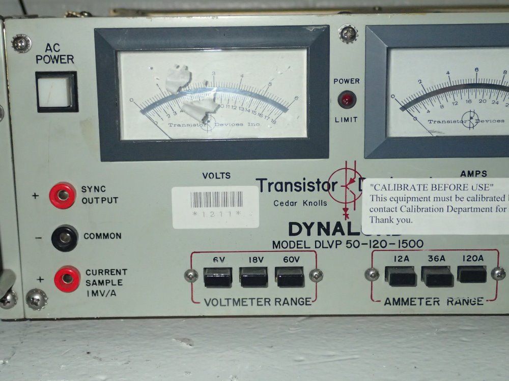 Transitor Devices Inc. Dynaload - Dlvp 50-120-1500