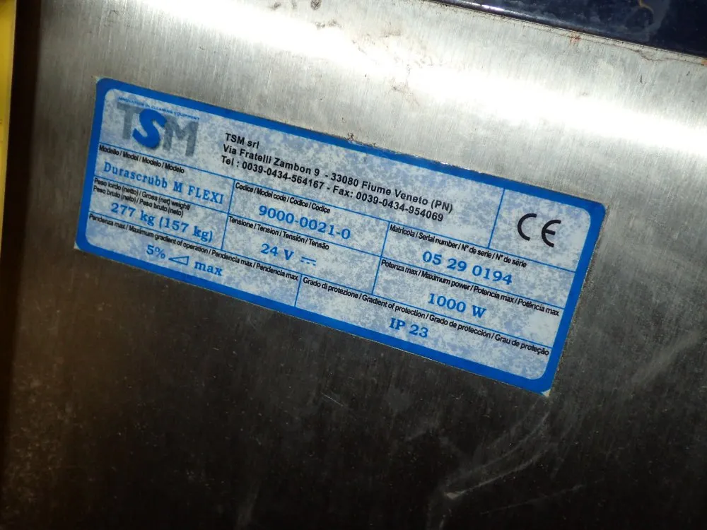 Tsm Electric Floor Scrubber