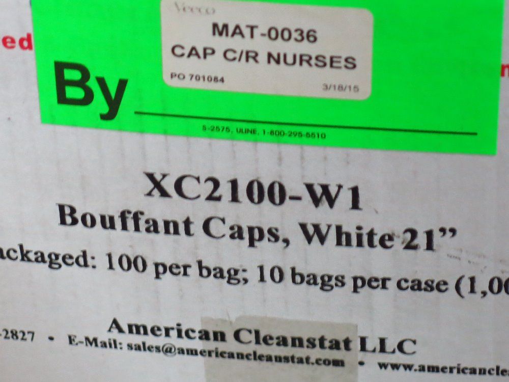 American Cleanstat Bouffant Caps