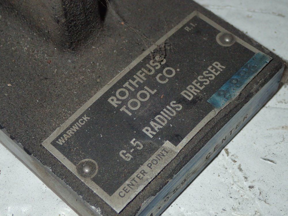 Rothfuss Tool Co. Radius Dresser