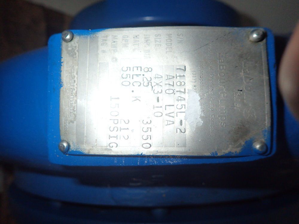 Labour Taber Pump - A70 Va