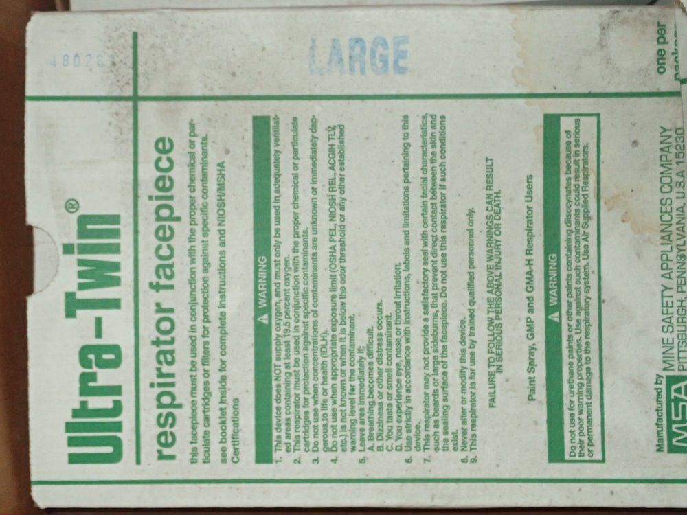 Ultra Twin Respirator Face Piece