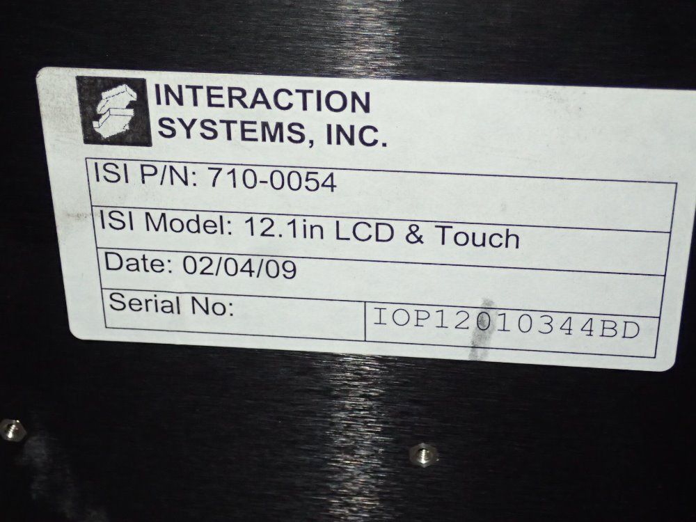 Interaction Systems Lcd Touch Monitor