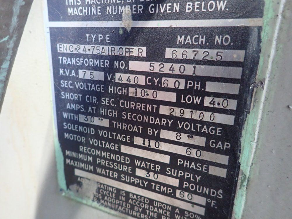 Taylor-winfield Spot Welder