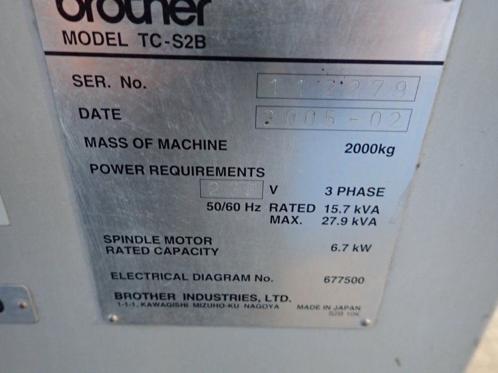 Brother Cnc Tapping Center