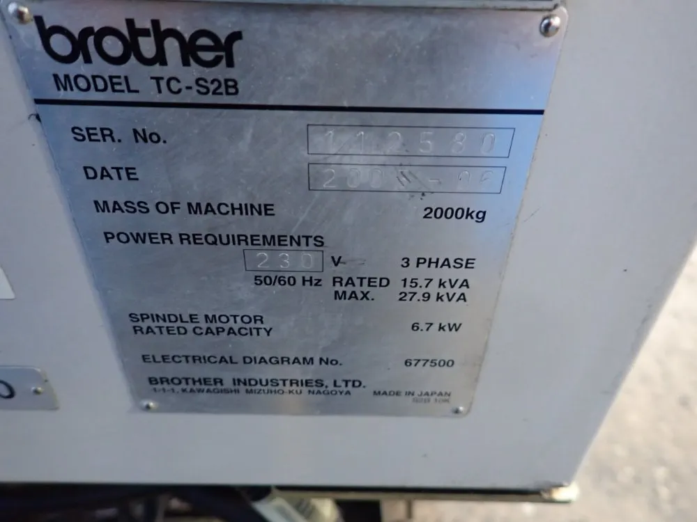 Brother Cnc Tapping Center